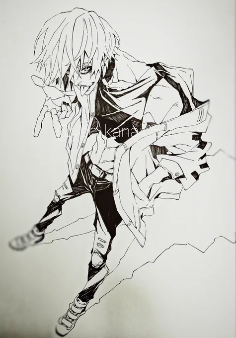 線画完成(*'艸`*)
かわいい!! 