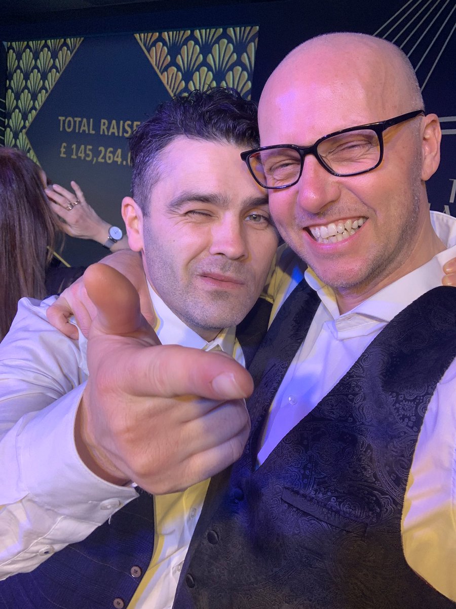 JustinEagleton's tweet photo. The party animals @arghkid! What a top night @ChildLine_Ball #childlineball https://t.co/a2OGHLcOOW