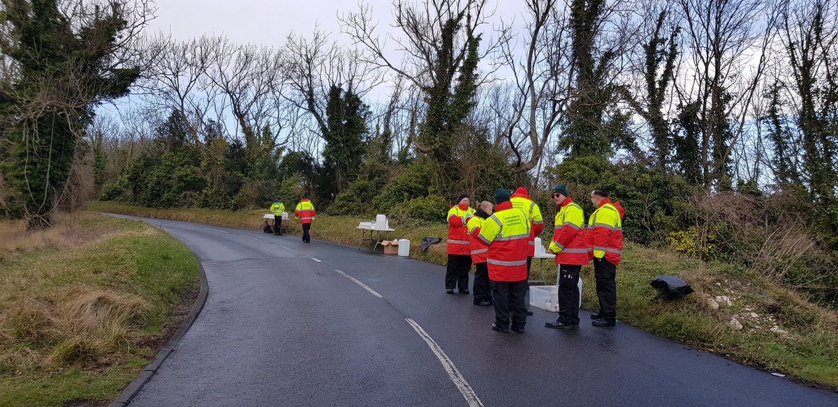 EW_RAYNET's tweet image. On the edge of the South Downs ready for the runners! Doing communications today for the Eastbourne Half Marathon