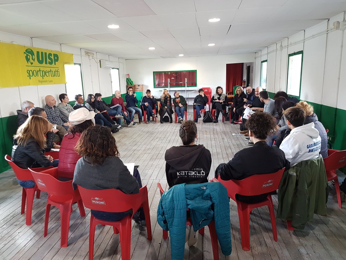In corso di svolgimento a Roma il seminario di approfondimento Sport inclusivo e lotta alle discriminazioni razziste organizzato da <a href="/UispNazionale/">Uisp Nazionale</a> con il prog. #Pinocchio finanziato da <a href="/aics_it/">AICS Cooperazione_it</a> e ospitato dall'<a href="/UispRoma/">Uisp Roma</a> presso l'impianto sportivo Fulvio Bernardini