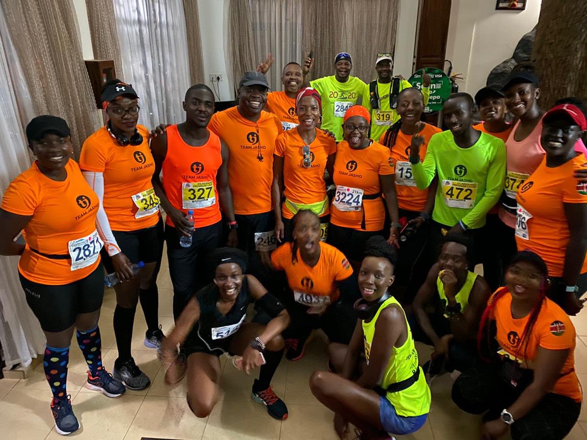 TeamJashoKE's tweet photo. #TeamJashoKE was well represented today at the Kilimanjaro Marathon that took place in Moshi, Tanzania.

Congratulations guys! 💪🏾 https://t.co/8bnfVxZtif