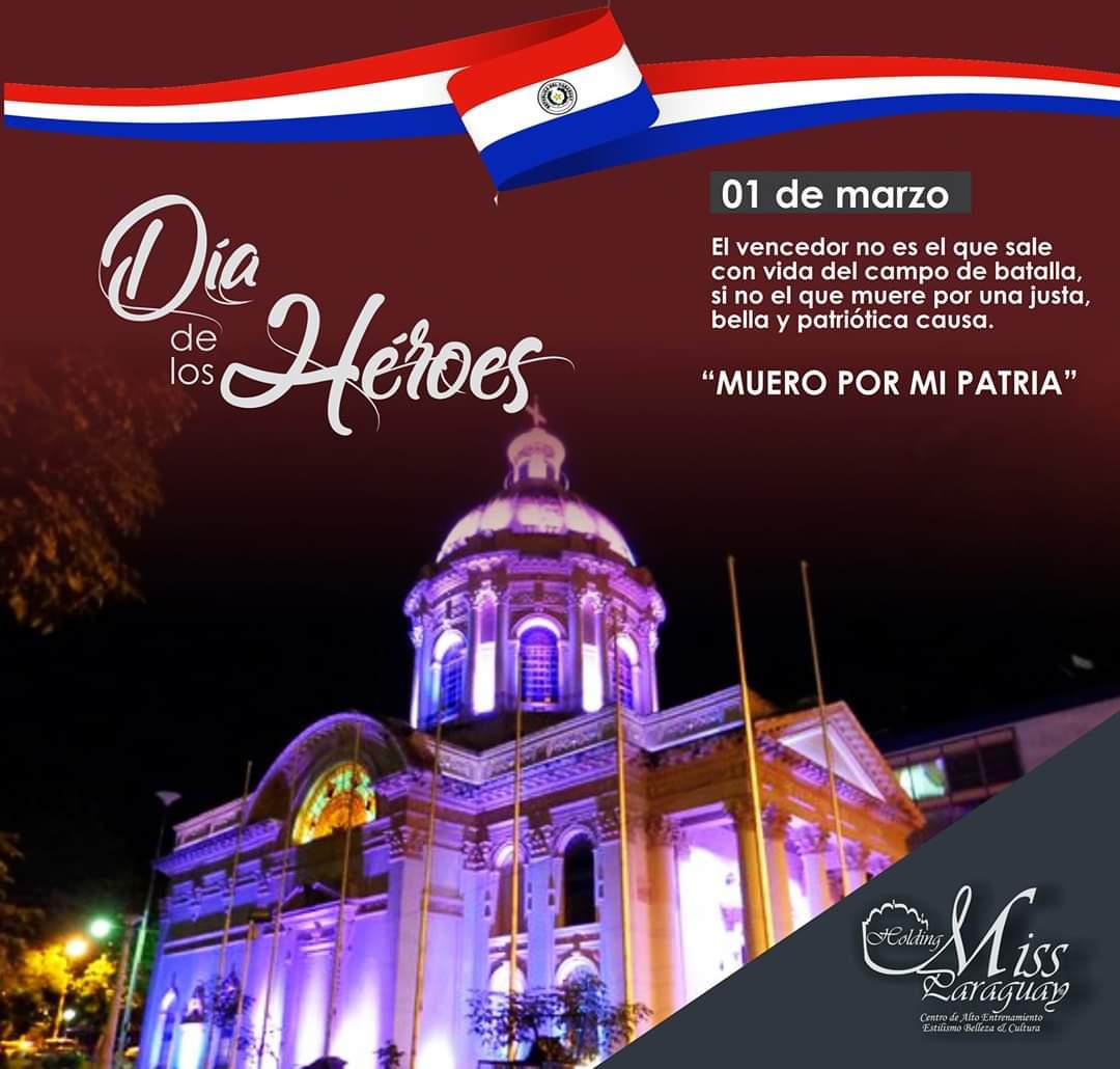Miss_Paraguay's tweet photo. 1° de Marzo “Día de los Héroes” en la República del Paraguay.
1870-2020 #MissPy 🇵🇾 Holding Miss Paraguay https://t.co/8omEffc0zI