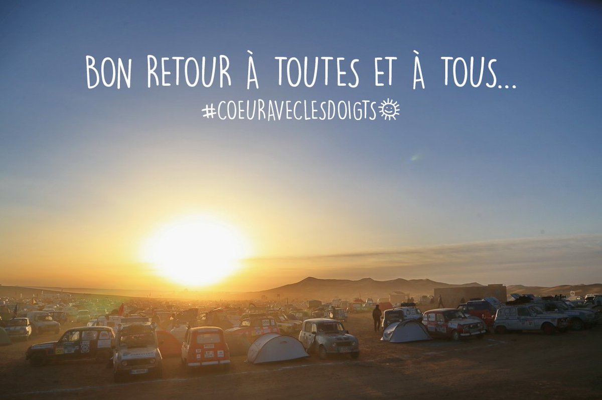 4L_Trophy's tweet photo. #Live
Les #Trophistes ont redémarré les moteurs, en route pour le port de Tanger afin d'effectuer la traversée retour.
Bonne route à toutes et à tous et MERCI pour cette édition de folie ! #4LTrophy2020 https://t.co/QyGwbjIU8v