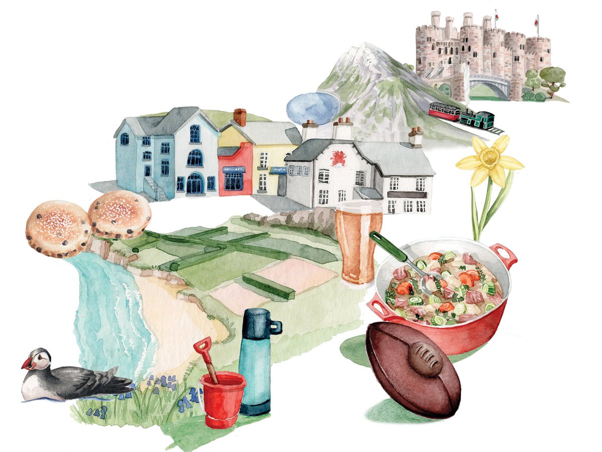 Happy St Davids Day! #StDavidsDay  #wales #illustration