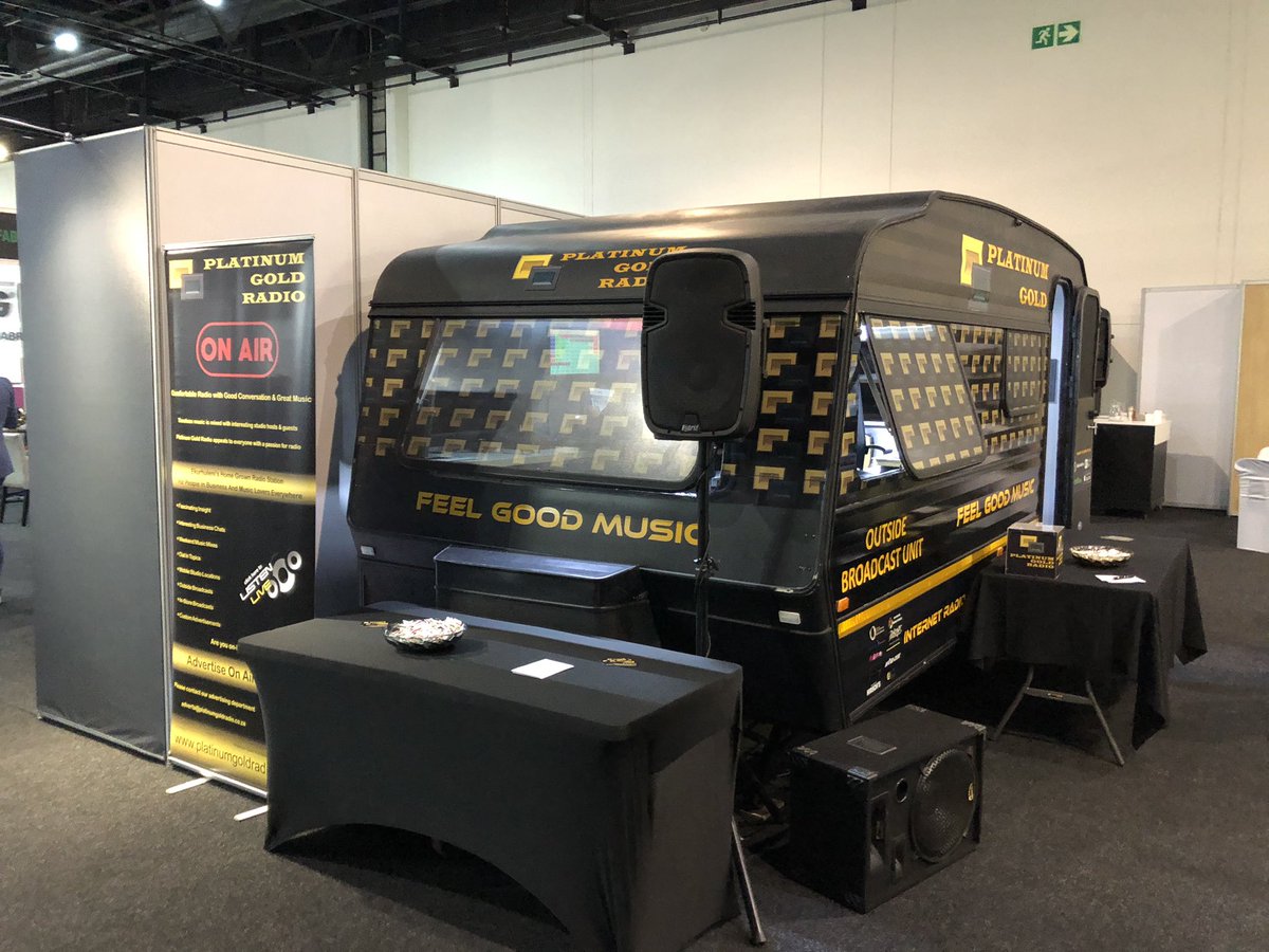 PlatGoldRadio's tweet photo. @PlatGoldRadio broadcasting live from @Hostex_ #Hostex2020 #theshowthatdelivers #PlatinumGoldLovesSA https://t.co/hJSU7RIDo9