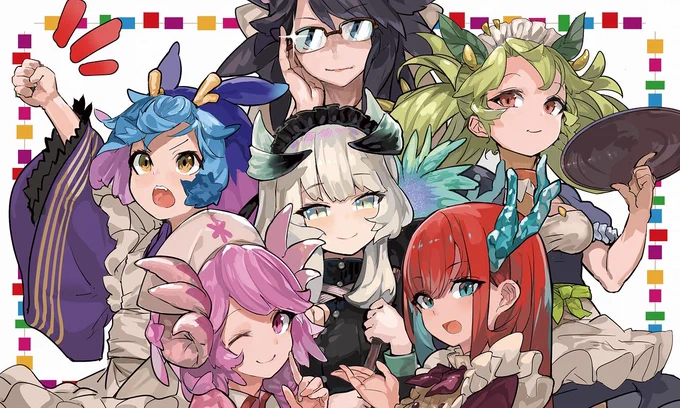 【サンクリ 新作 スリーブ プレイマット】その4
「ドラゴンメイド」のスリーブ&amp;プレイマットです!
イラストレーターは、賽の河原(@athmyhuwnd)様です! 