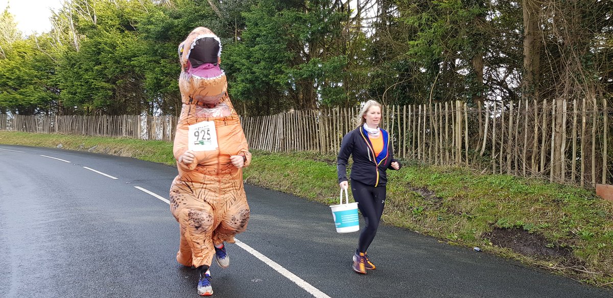 EW_RAYNET's tweet image. T Rex doing a good pace at the Eastbourne Half Marathon