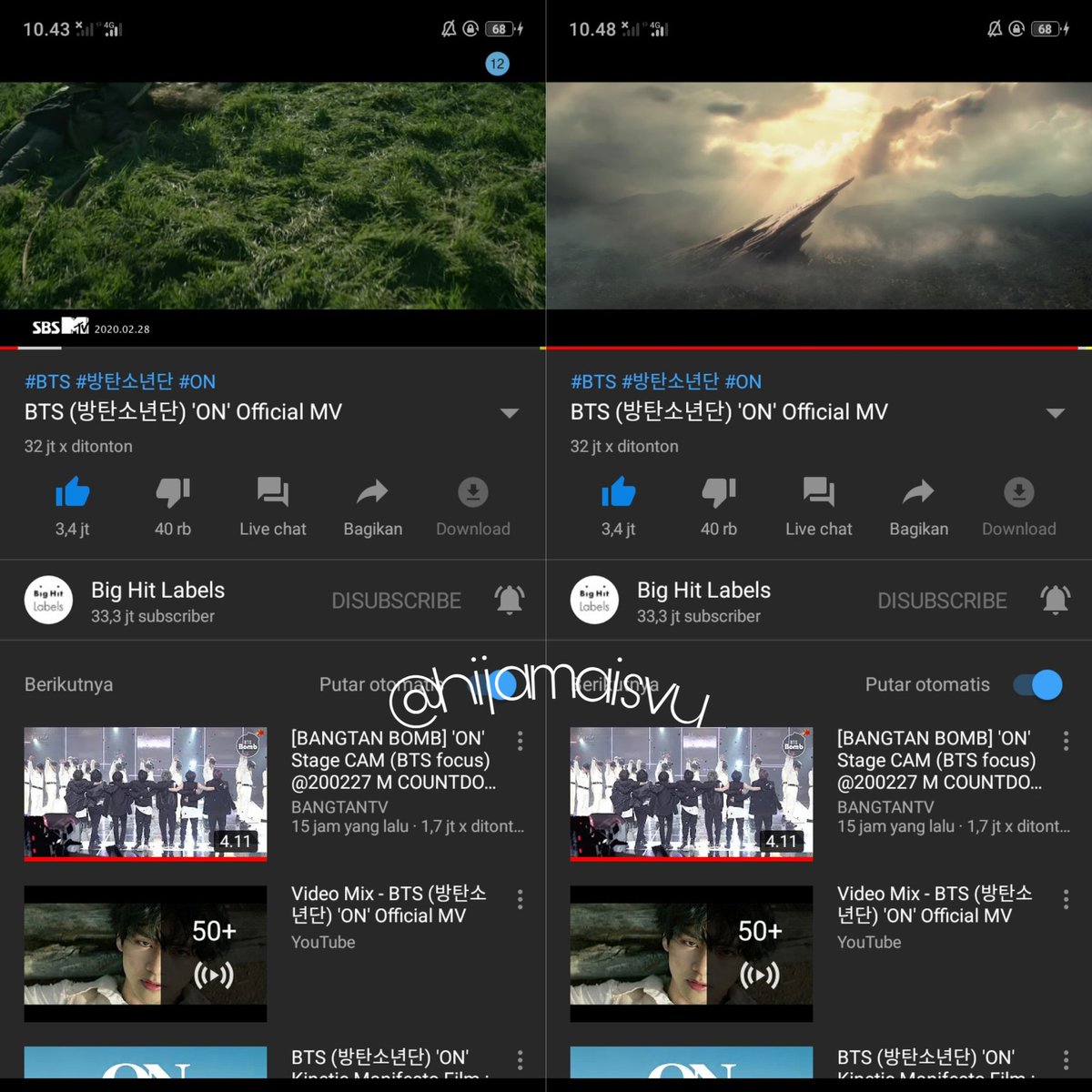 giurbae's tweet photo. 💜✨💜
#BTS #MAP_OF_THE_SOUL_7
#7TODAY #MapOfTheSoul7 #BTSKineticFilmON #StreamONVideo #BTSOnMV https://t.co/jcfV5xPRbw