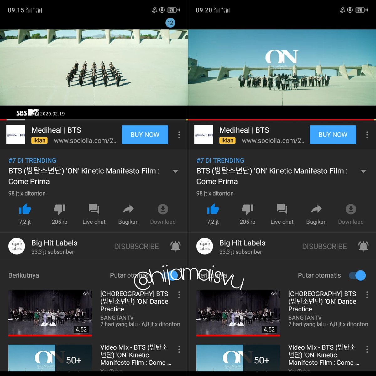 giurbae's tweet photo. 💜✨💜
#BTS #MAP_OF_THE_SOUL_7
#7TODAY #MapOfTheSoul7 #BTSKineticFilmON #StreamONVideo #BTSOnMV https://t.co/jcfV5xPRbw