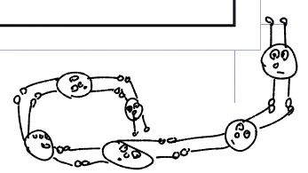 なかなかうまく進まなくてぼーっとしてためっちゃキモい絵かいてた 