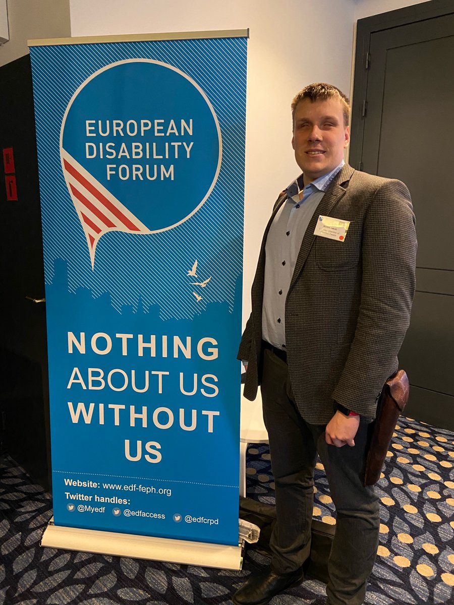 jakobrosin's tweet photo. Past two days have been full of interesting talks and discussion of disability rights, implementation of new agendas and changing our mindsets here at Brussels with the board of #EuropeanDisabilityForum @MyEDF. See more under #EDFInBrussels #InclusiveCooperation https://t.co/7aBoSyMzTB