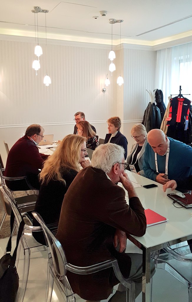 I attended the ESC Presidium meeting where I reported on my activities over the last few months. Fortunately I didn't send any of them to sleep 😂