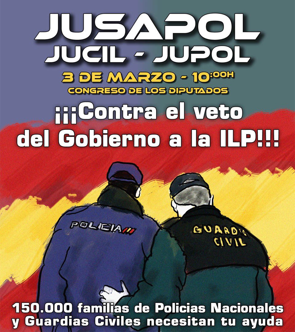 SilviaSanz_'s tweet photo. Estamos con vosotros. Justicia, Igualdad y Dignidad profesional para nuestra @policia y @guardiacivil
#ProhibidoRendirse
#EquiparaciónYA https://t.co/bWprwOonBx