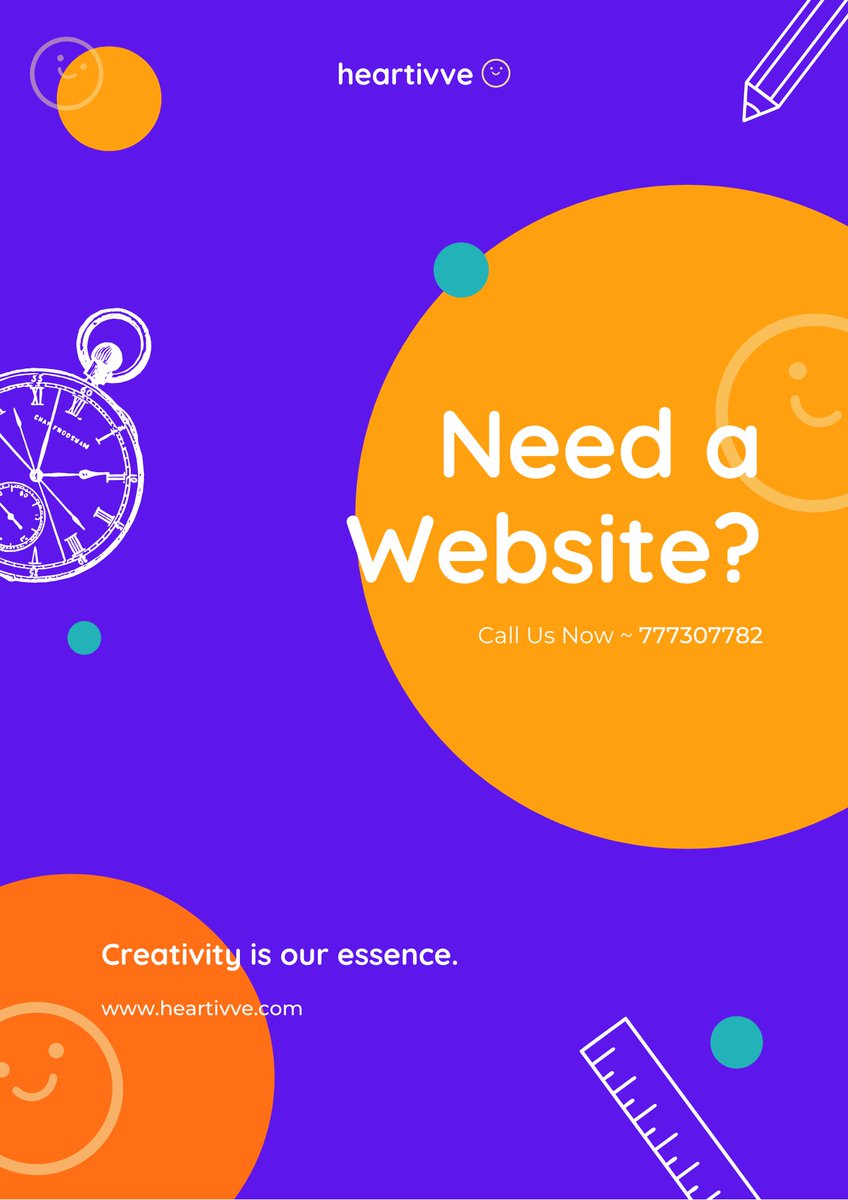 heartivve's tweet image. Need a website for your business? Hoping to create a personal website or a blog?
Call now: 777307782 #heartivve #websiteforeveryone