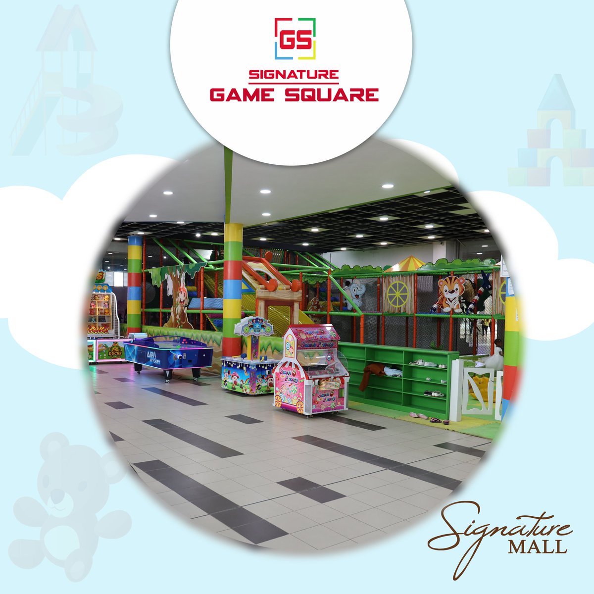 It's a fun filled and magical Sunday at Signature Game square. Have fun with with your little one’s from 200 Bob only!
.
.
.
#signaturelifestyle #weekend #friends #gaming #games