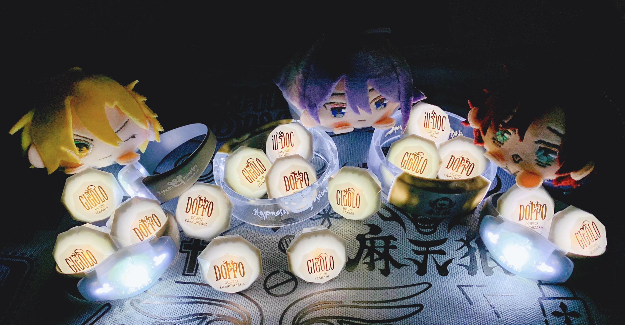 ヒプマイ リングライト シンジュク 麻天狼 ヒプムビ LEDリストバンド ヒプマイ リングライト シンジュク 麻天狼 ヒプムビ LEDリストバンド