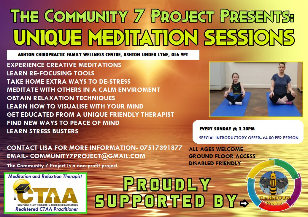 OfficialMather's tweet photo. The health to your own mind, must come first to sustain your Health and Wellbeing... xxx #theneurobee #theptsdbee #projectbuzz #meditation #mentalhealth #tameside #tamesidehour @Oldham_Hour #northwesthour https://t.co/77aIgmxwLI