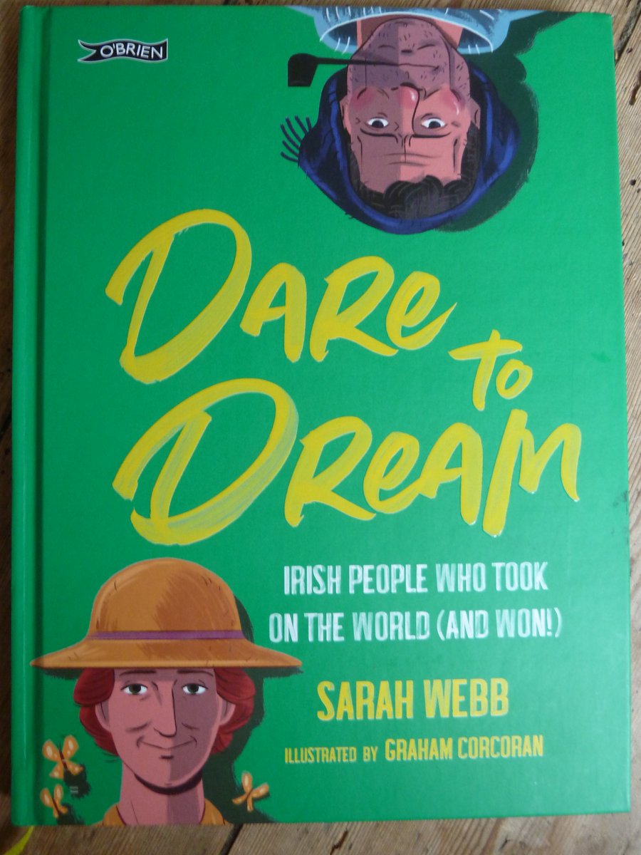 Thread: Dare to Dream: Irish People who took on the World (and Won!) Based on my new wonderful book!  @sarahwebbishere author,  @GrahamArtwork illustrator,  @OBrienPress publisher!  @AnPostIBAS 2019 shortlist Best Irish Published Book of Year! 44 dreamers, explorers, inventors...!