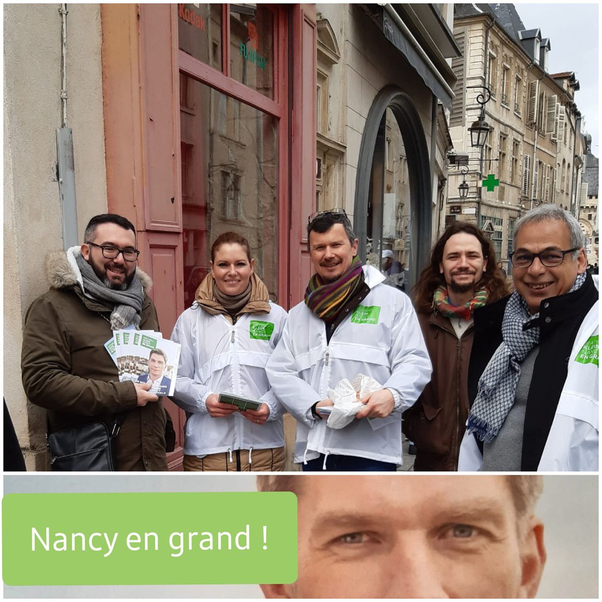 EcoloNancy's tweet photo. Ensemble pour voir #NancyEnGrand #Municipales2020 #Nancy https://t.co/7ZzKsUlvMU