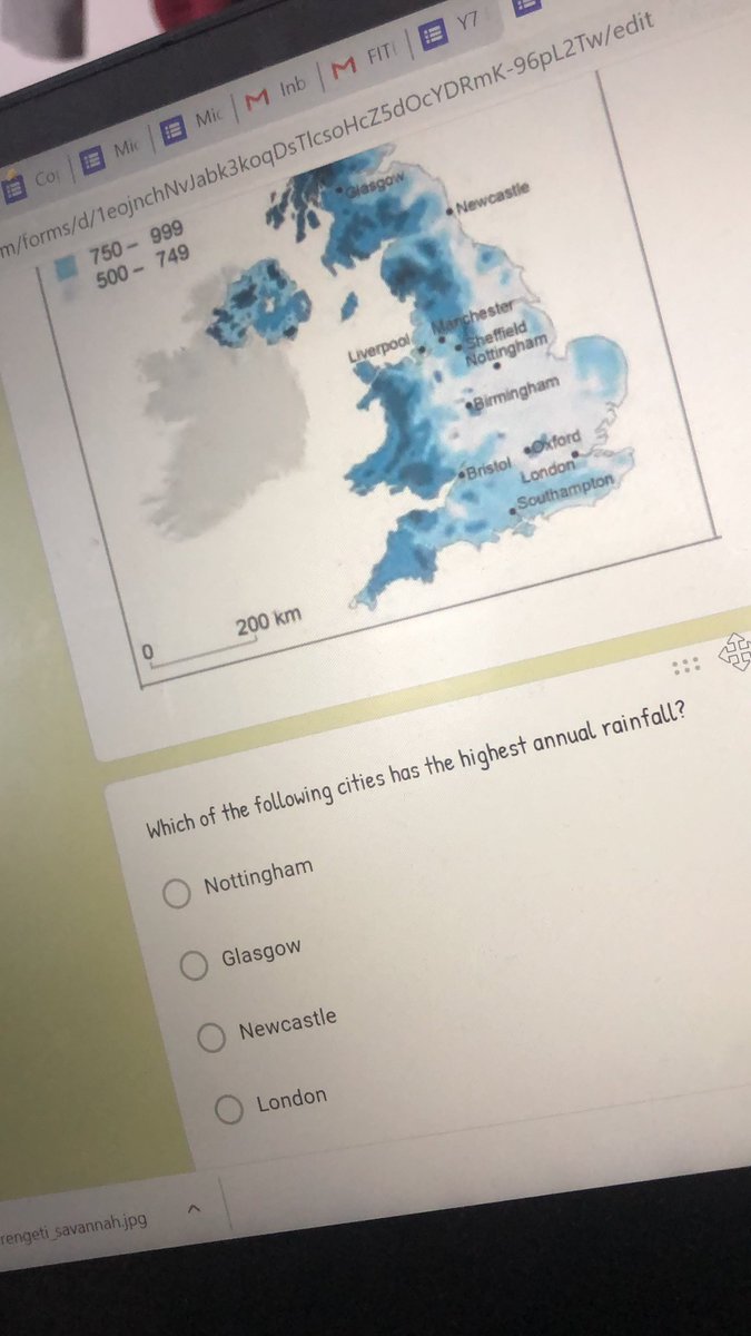 GeogShanique's tweet photo. Data due next Friday and I’m the only Teacher in my department! Just spent 2 hours creating an online assessment using google forms! An ingenious idea magpied from the head of science. ! #sorted #nomarking https://t.co/ohYdKirMiu