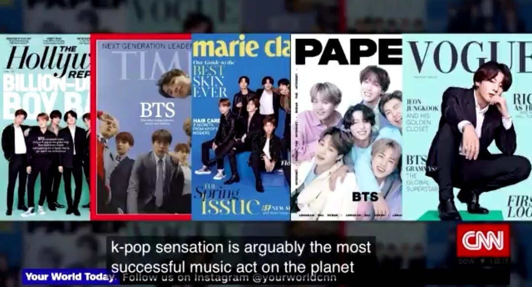 JJK_Times's tweet photo. A fanmade Jungkook's Vogue cover made it to CNN in a service about BTS lmao https://t.co/gJTa6I4zW8