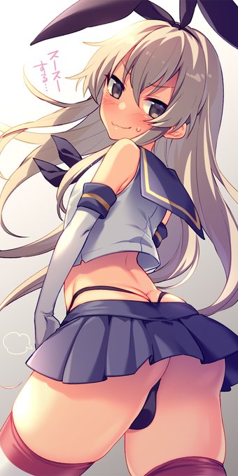 島風くんとオナニー コスプレ女装男子です、pixivに文字のない差分があります 