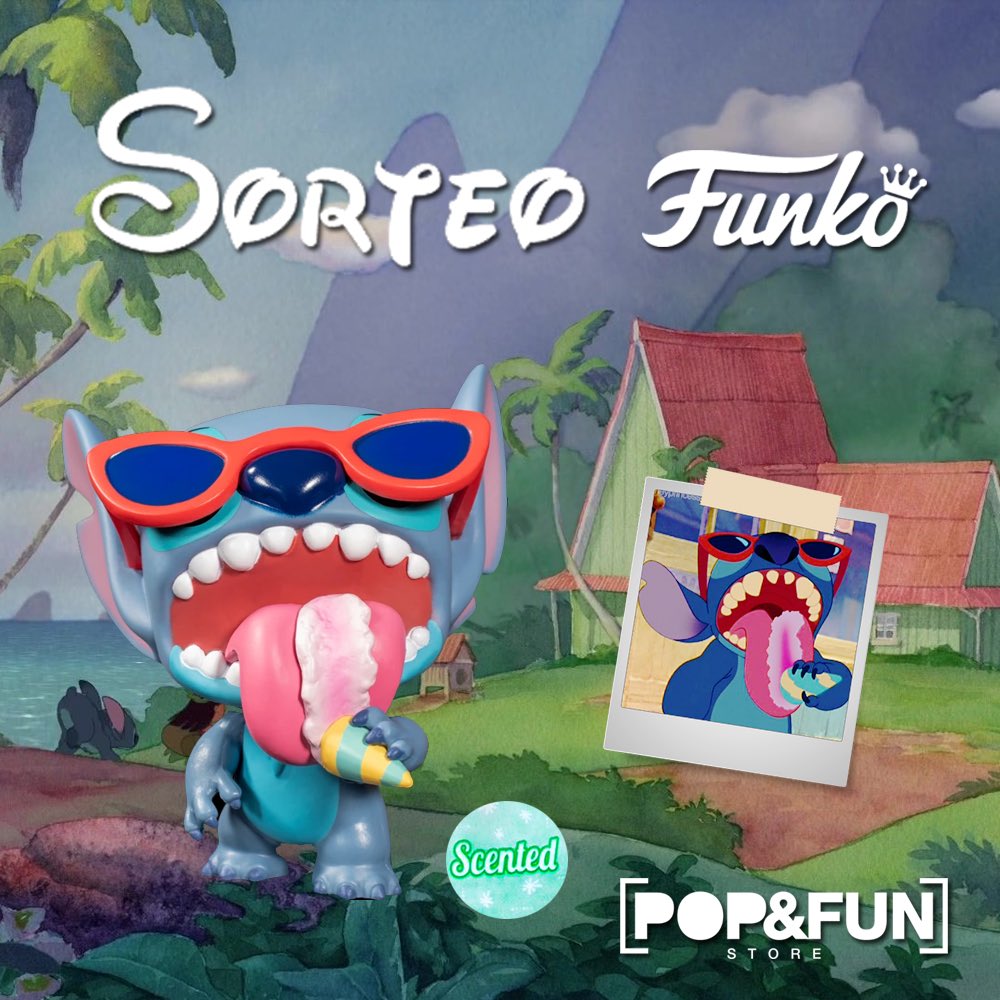 🍦¡Sorteo!🍦 RT &amp; Follow para ganar este Funko Pop de Stitch Scented (con olor). El/la ganador/a se escogerá entre los participantes Twitter, Instagram y Facebook. #Stitch #Disney #Sorteo