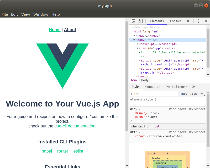 atmon3r's tweet image. Sympa l&apos;adaptation Vue.js/Electron.js =) #VueJs #ElectronJs #NodeJs