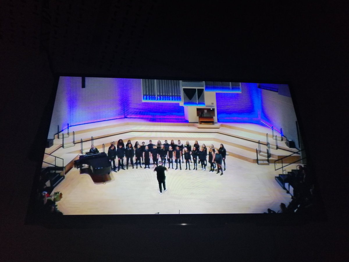mcrchoralcomp's tweet image. Backstage monitor perspective! #MACC2020