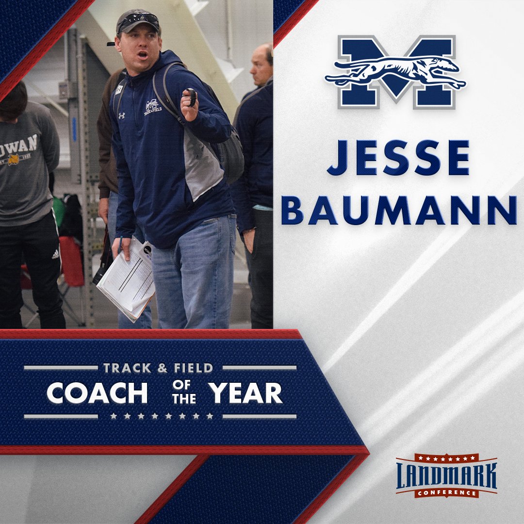 #LandmarkTF | Men's All-Conference &amp; Award Winners

TRACK: Ean Mann - <a href="/EtownBlueJays/">Etown Athletics</a> 
FIELD: Chris Petraskie - <a href="/GOSusqU/">Susquehanna Athletics</a> 
ROOKIE: CeeJa Beckett - <a href="/CatholicU_Cards/">Catholic University Athletics</a> 
COACH: @MCGreyhounds (Jesse Baumann)

🏃 bit.ly/2VzO50o

#MakeYourMark // #D3tf