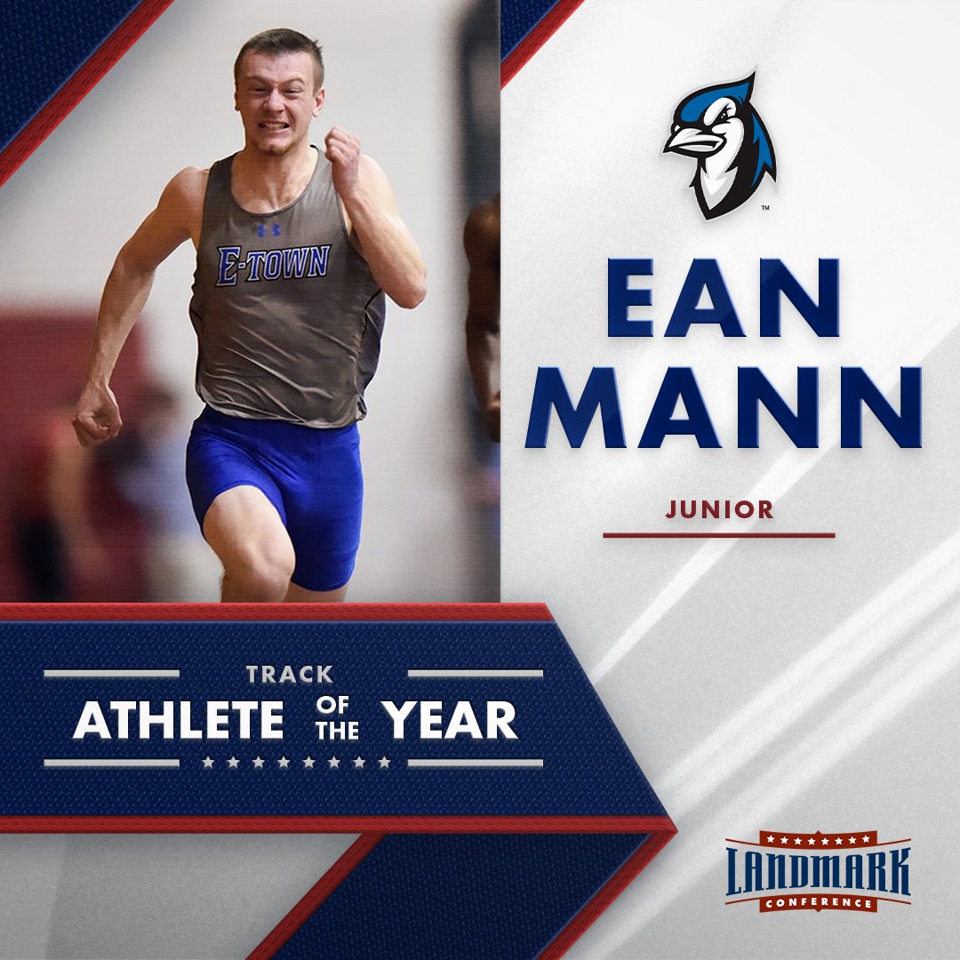 LandmarkConf's tweet photo. #LandmarkTF | Men's All-Conference &amp; Award Winners

TRACK: Ean Mann - @EtownBlueJays 
FIELD: Chris Petraskie - @GOSusqU 
ROOKIE: CeeJa Beckett - @CatholicU_Cards 
COACH: @MCGreyhounds (Jesse Baumann)

🏃 https://t.co/BiNUh3JGar

#MakeYourMark // #D3tf https://t.co/RrwmWm88fM