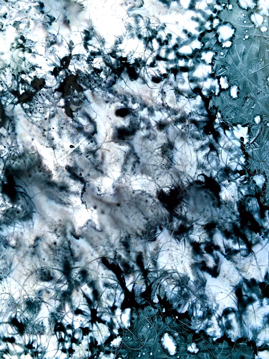 ArtByCarlDurban's tweet photo. Today’s happy accident. An Epson print on the wrong side. Then played with.
#play #fineart #happyaccident #epson #ink #handson #discover #print #wrongbutright #mistake #experiment #wearenu https://t.co/O45OVYhsWN