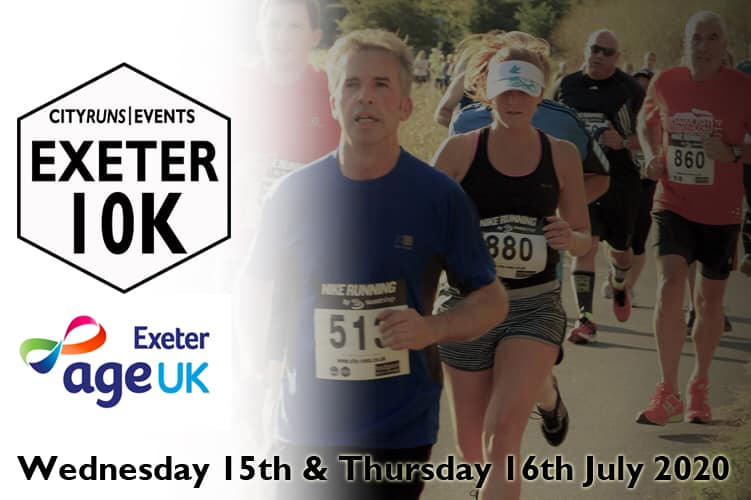 cityruns's tweet photo. #Exeter10k
-
General entries will open on Sunday 15th March π
π https://t.co/Q02lH7hRQO
-
Age Uk Exeter places are available for both days at only Β£10... in return for a commitment to raise Β£50. You can snap one of these limited places up via the website. https://t.co/HvIPXSnUwN