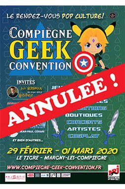 chroniques_gree's tweet photo. Chers amis. C’est avec regret que nous quittons la #Compiegne #geek #Convention @compiegnegeek annulée  suite à un arreté Concernant les rassemblements public et le Corona…😕
Un immense #MERCI à toute l’équipe pour leur accueil Et professionnalisme. De tout cœur avec vous 🙏 https://t.co/9lqvhU1cas