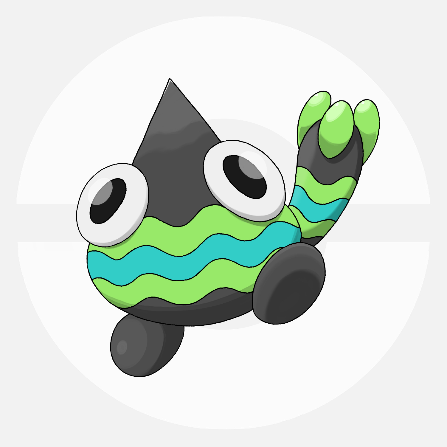 ぺとらた パニケロ サイレンポケモン あく ゴーストタイプ びびりなカエルのポケモン 危険を察知すると体を膨らませて仲間に警告する オリポケ Fakemon T Co Usblfhcr1r Twitter