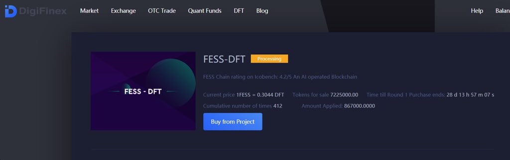 DigiFinex's tweet photo. FESS super sale of 8760000USDT was fully subscribed within 43 seconds! Thank you! 🙌🏼 @fesschain @D_P_Tripathi https://t.co/cnvLNIHk9S