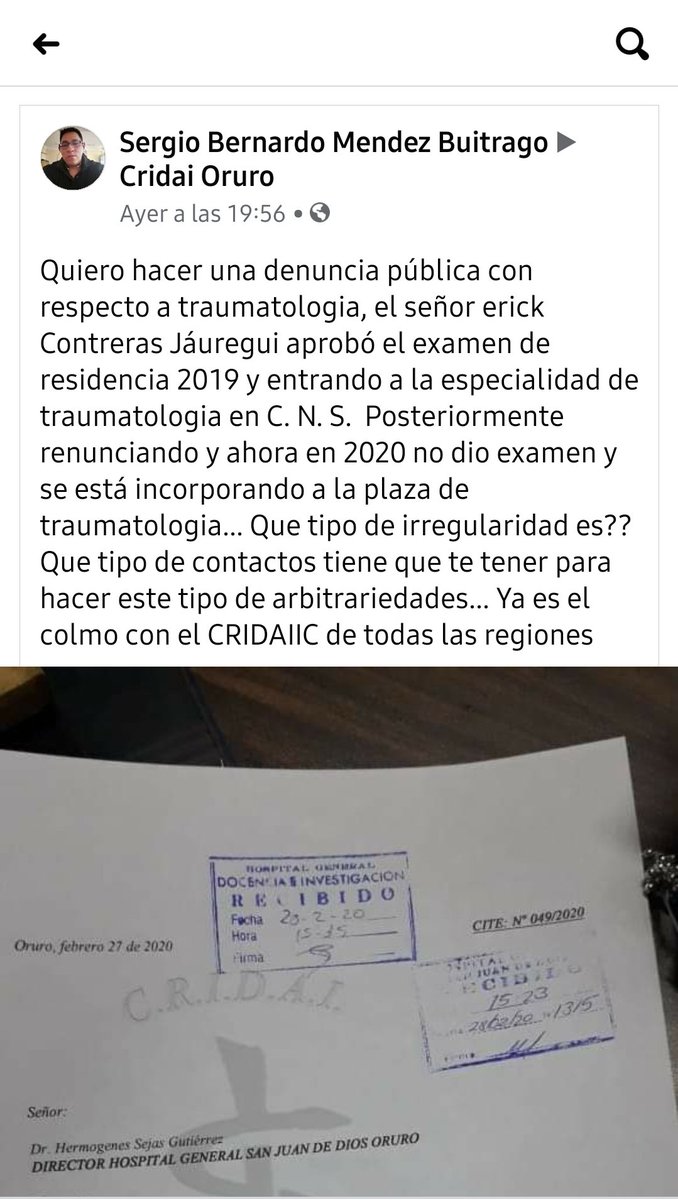 Nicolas29916505's tweet photo. #frauderesidenciamedicabol2020 https://t.co/mAfqhED4JU