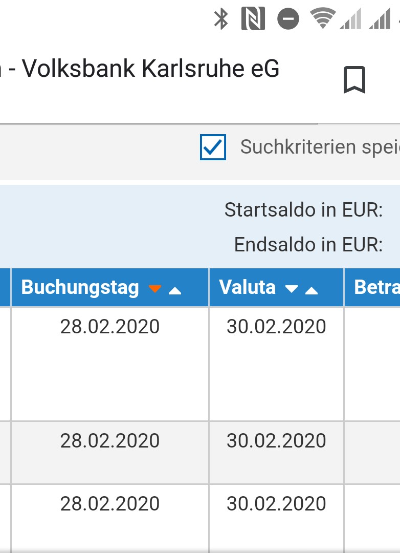 Übertreibt Ihr das nicht ein bisschen mit dem #Schaltjahr @Volksbank_KA ?