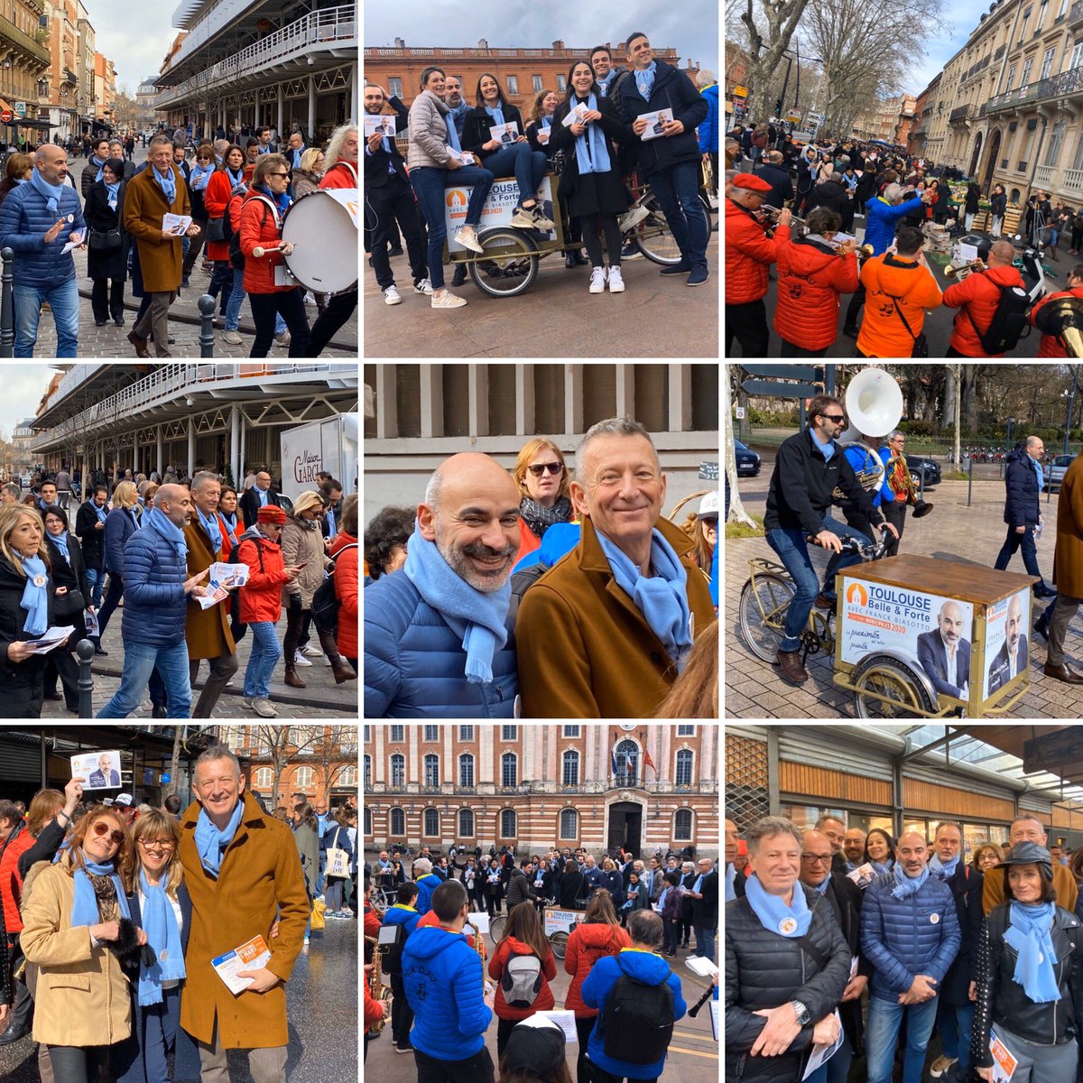 [Toulouse] 1er mars 2020 • Superbe matinée avec les équipes et les co-listiers de <a href="/Tlse_BelleForte/">Toulouse Belle & Forte</a> sur les marchés de Toulouse. Beaucoup d’échanges et de discussions avec les Toulousaines et les Toulousains en attente de changement   ! #Municipales2020  #ToulouseBelleEtForte