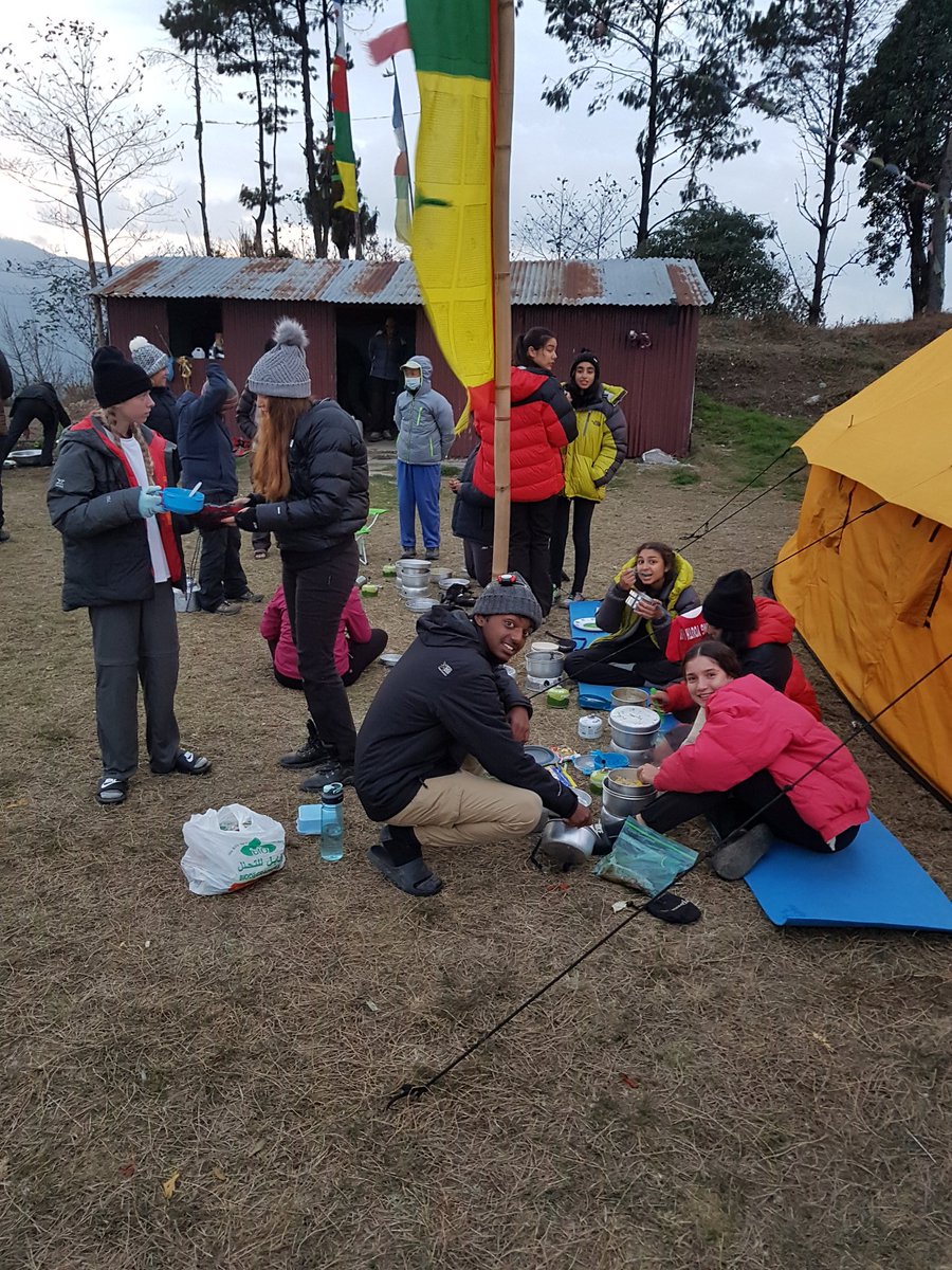 DCDofE's tweet photo. Team 2 are preparing their evening dinner at the end of day 2. https://t.co/zat1NmvHC7