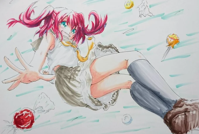 1年生ははるか昔に描いてたわね。 
