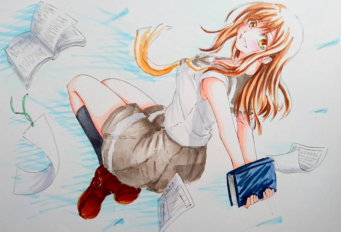1年生ははるか昔に描いてたわね。 