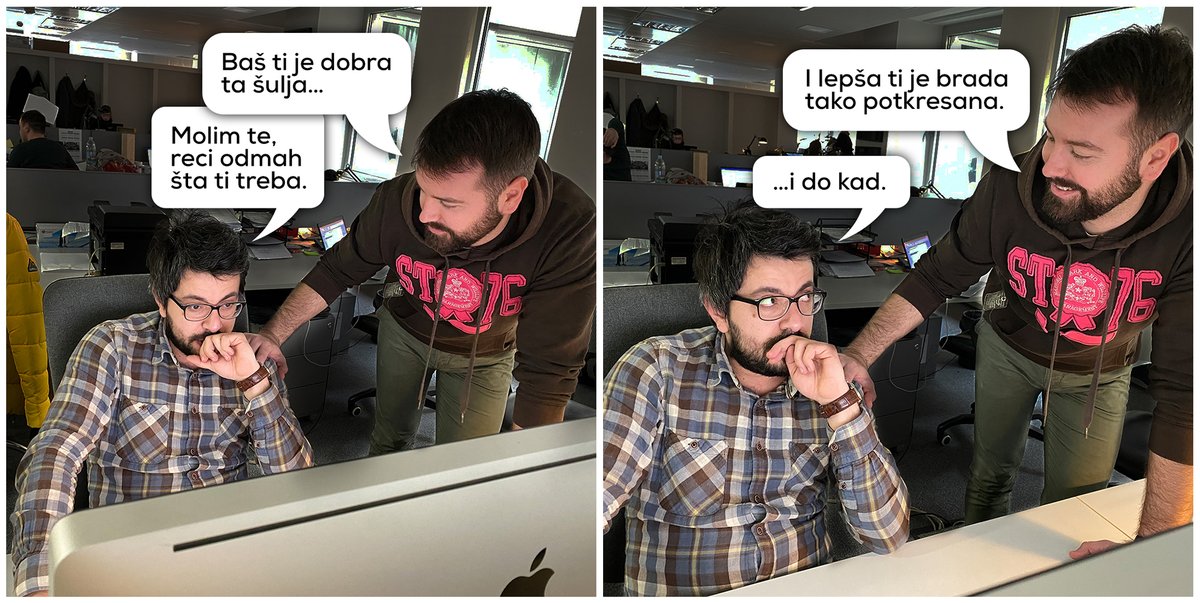 nmbelgrade's tweet photo. Bacite danas nekome kompliment, ali onaj iskreni, nikako instrumentalno-akauntski! 😆 Toliko možemo na Svetski dan komplimenata. Pored toga, naučimo i da reagujemo na lepe reči - ne ponašajmo se cinično-copywriterski! 😊 #worldcomplimentday #agencylife https://t.co/cwKSyVJrso