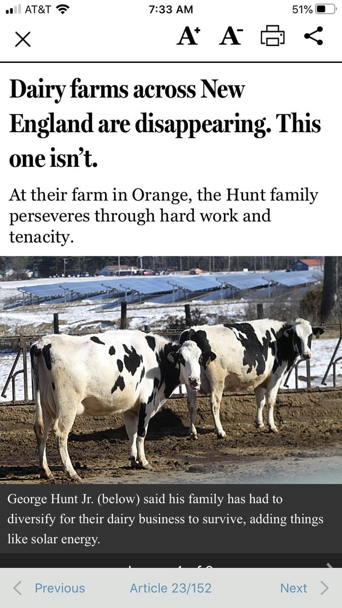 BenDowningMA's tweet photo. Dairy farms across New England are disappearing. This one isn’t. Solar and farm preservation go hand in hand. #SolarIsWorking #ActOnClimate https://t.co/3Xp1VbHkJZ https://t.co/bLlUfFeeu1