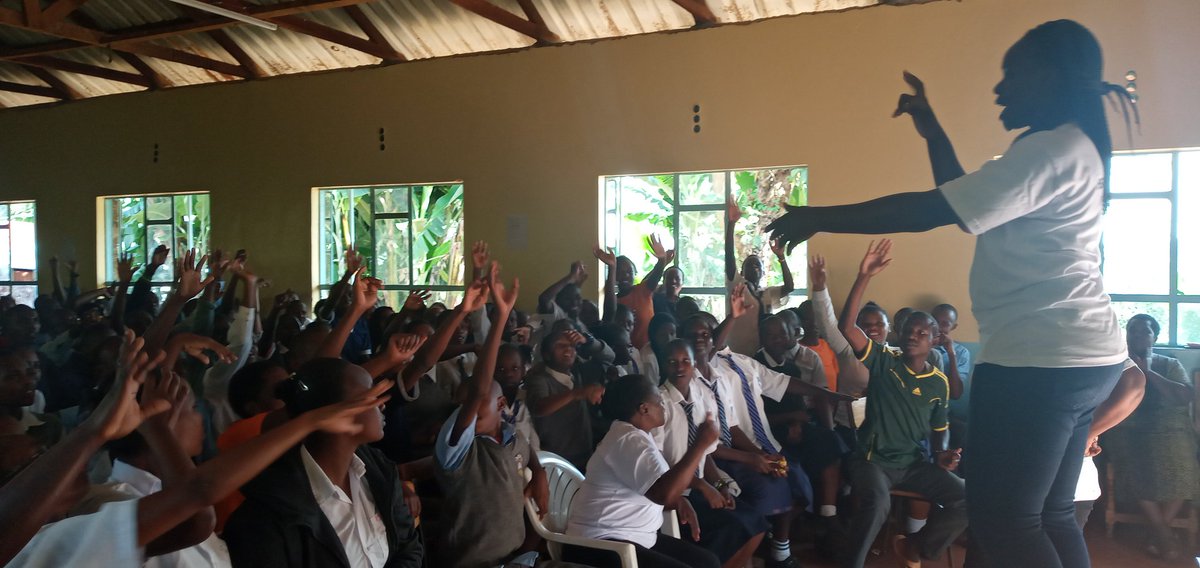 IvonePam's tweet photo. Engaging students at Rev Muhoro school for the deaf on matters of menstrual health.
What do you and the people around you think of menstrual health?
#MHMplusD #letsendperiodstigma #youthendperiodstigma #men4herperiod @FedwenKenya @amkeniwakenya https://t.co/kRTs8vqX5y