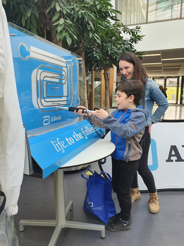 waters_rachelle's tweet photo. Keeping a steady hand 👌 #EngWeek2020 Engineers Fair in @itsligo has kicked off 🛠👏 https://t.co/cEVTHAijcn