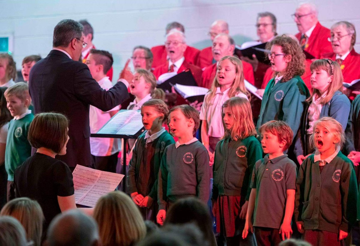 A very enjoyable concert last night with <a href="/LlangynidrSch/">Llangynidr Primary School</a>
