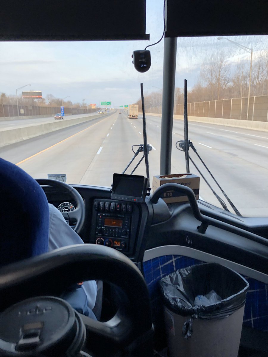 Last stretch of driving before home! For anyone coming to pick up students, our ETA is 8:05.