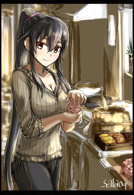 艦これと食べ物の絵だけですが～何卒、よしなに
#いい絵を描くのでフォローしてください 