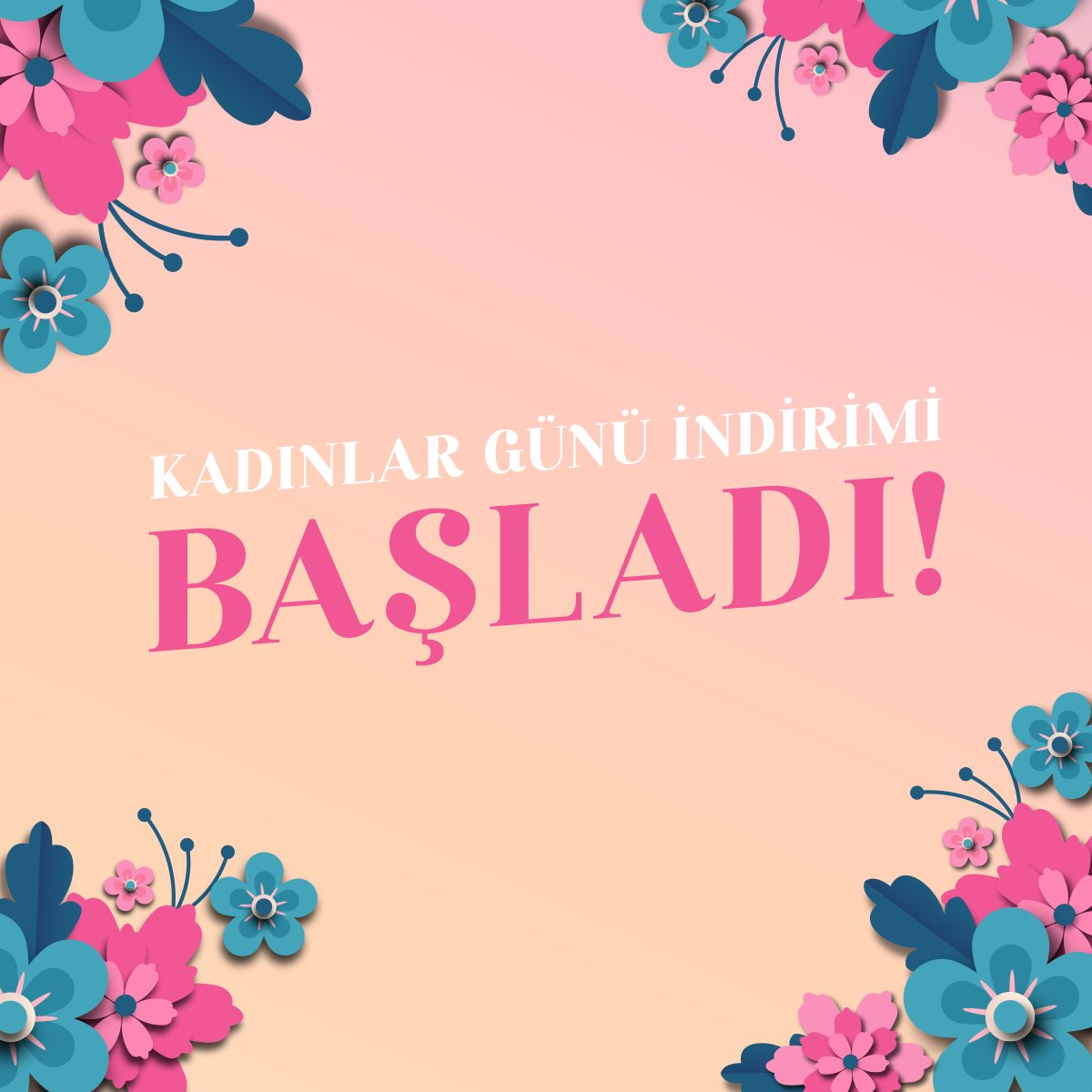 Kadınlar Günü indirimi başladı!
Battaniyelerden halılara, şallardan nevresim takımlarına aradığınız her şey 1-8 Mart tarihleri arasında %25 indirimli.
Üstelik kargo bedava.
Hemen sipariş vermek için; battaniye.com.tr